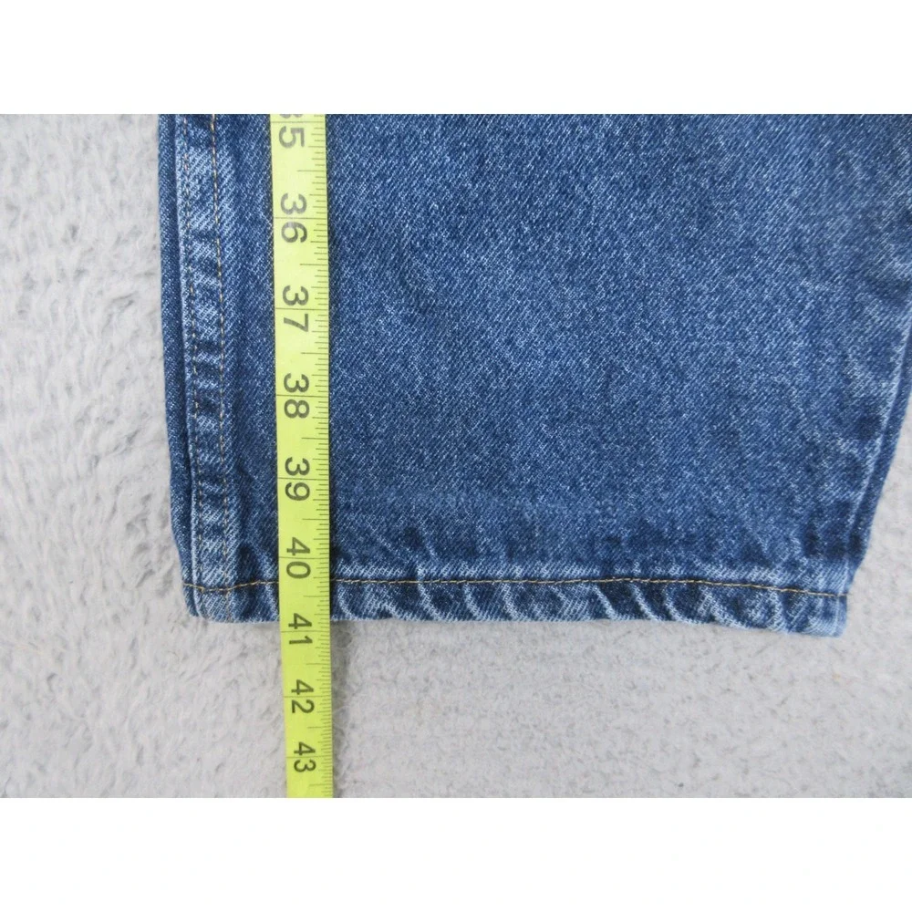 Wrangler Authentic Western Jeans Mens 36x30 Blue Medium Wash Regular Fit Denim
